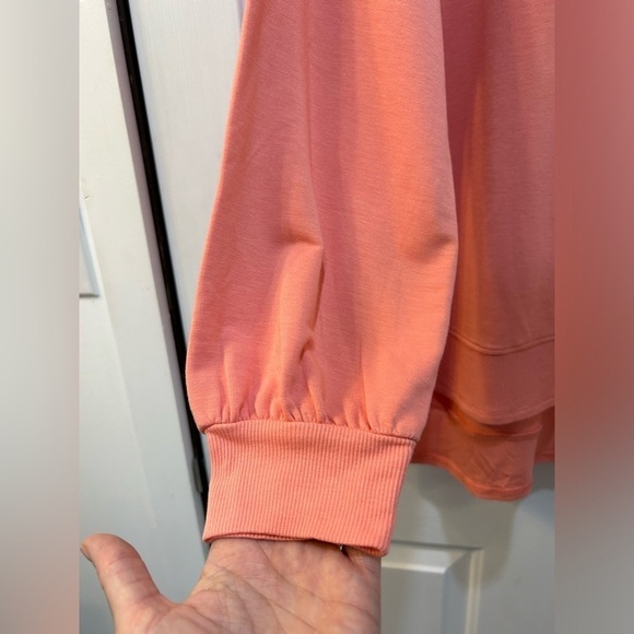 Soft Surroundings Coral Long Sleeve Tunic Super Soft Cozy Beachy Casual Sz L - Picture 6 of 11